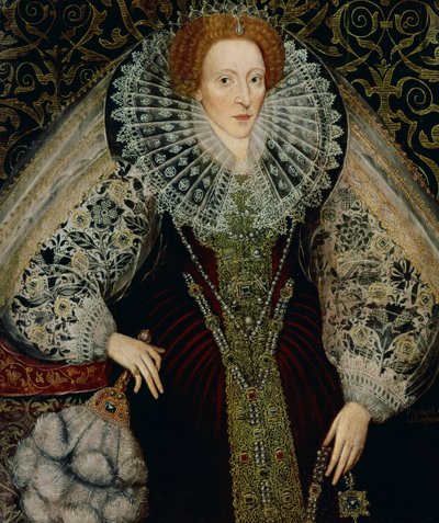 Koningin Elizabeth I, c.1585-90 door John Bettes the Younger